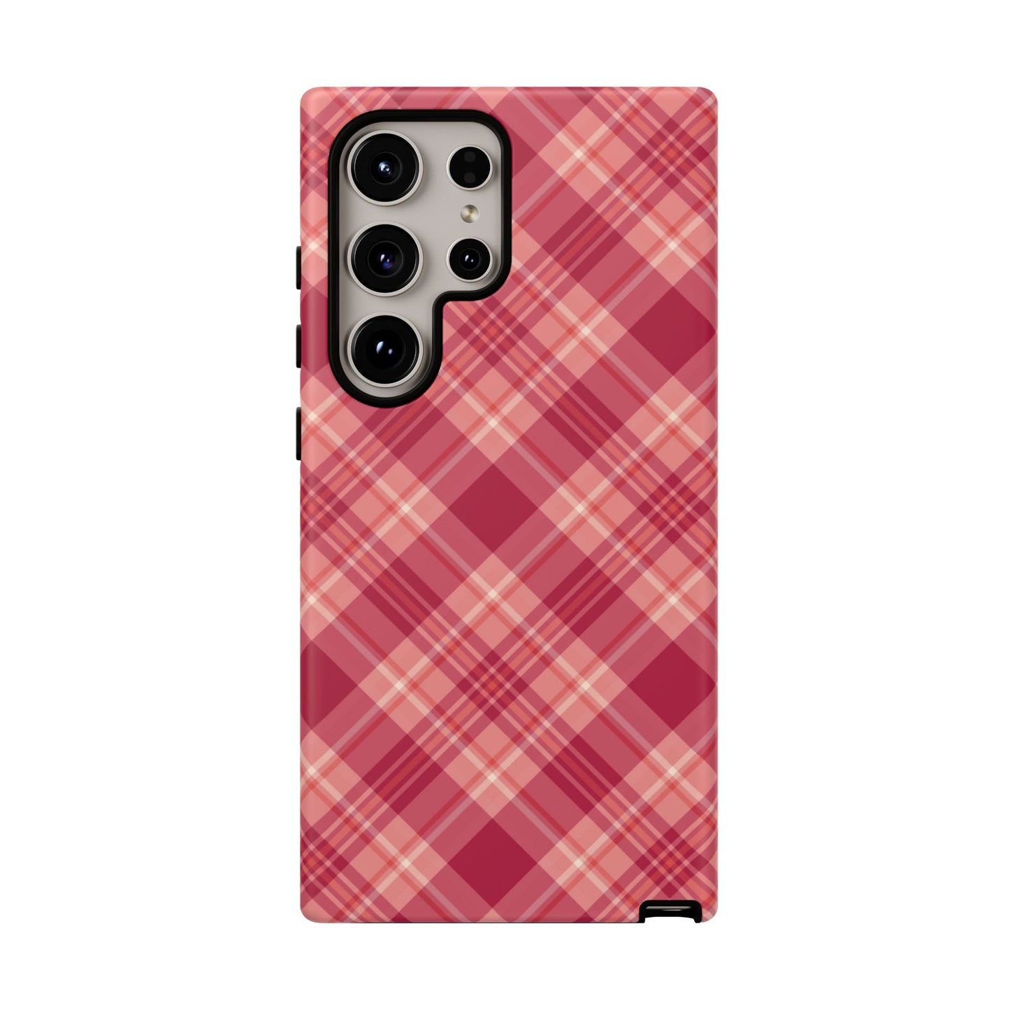 Rustic Red Plaid – Samsung Galaxy Case - BOGO Cases