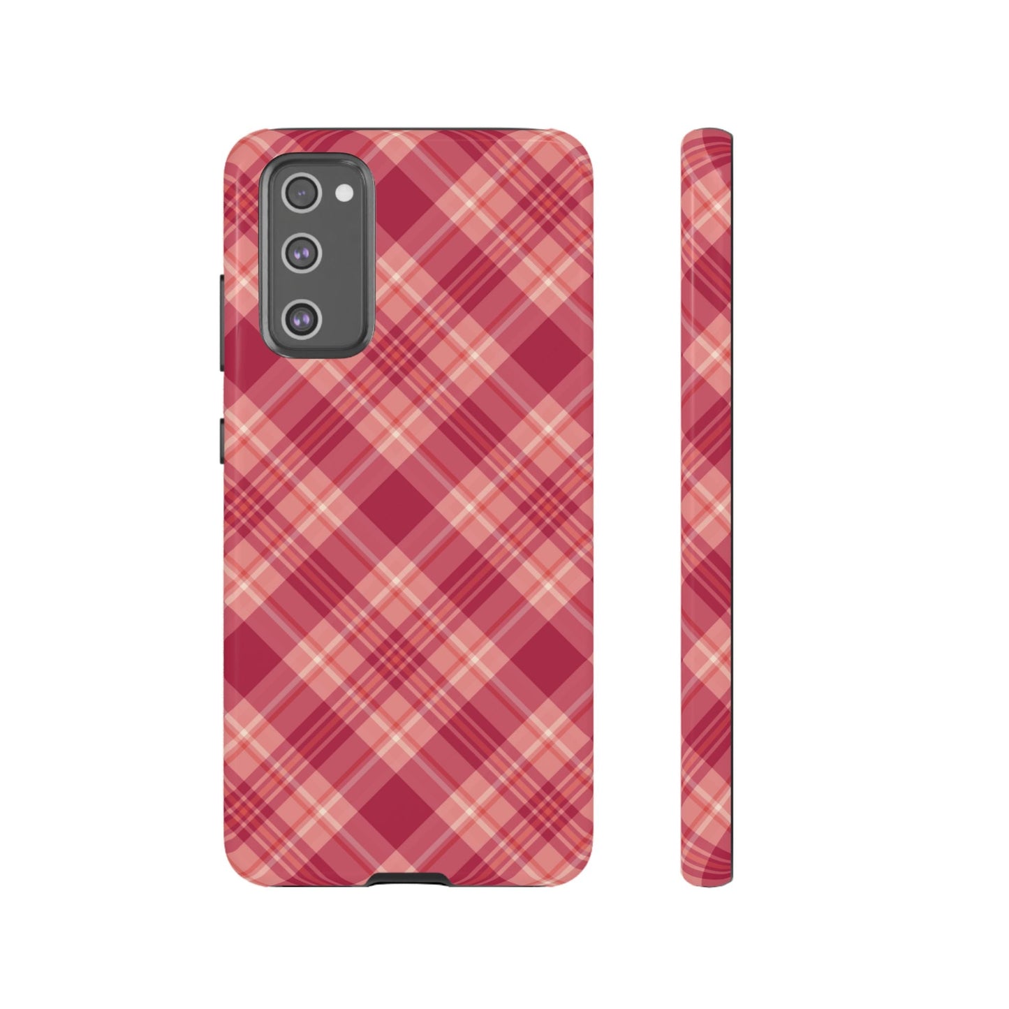 Rustic Red Plaid – Samsung Galaxy Case - BOGO Cases