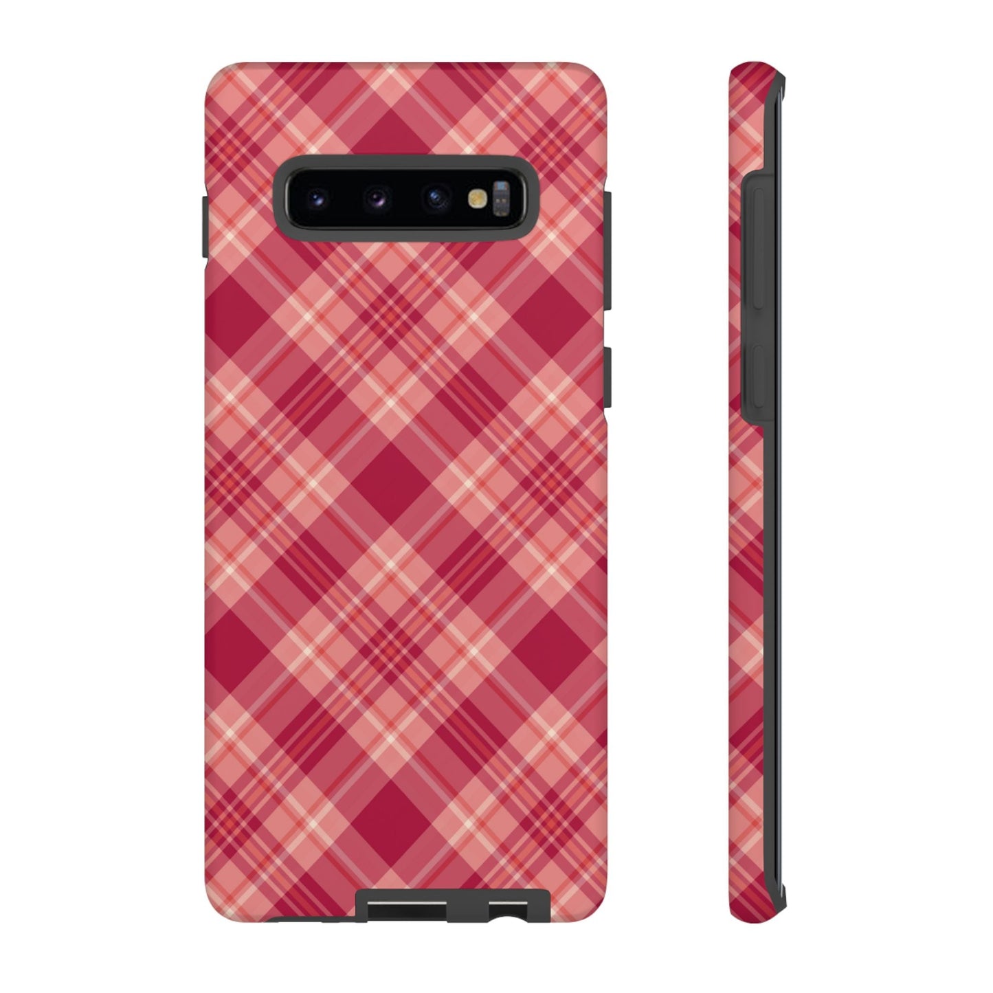 Rustic Red Plaid – Samsung Galaxy Case - BOGO Cases