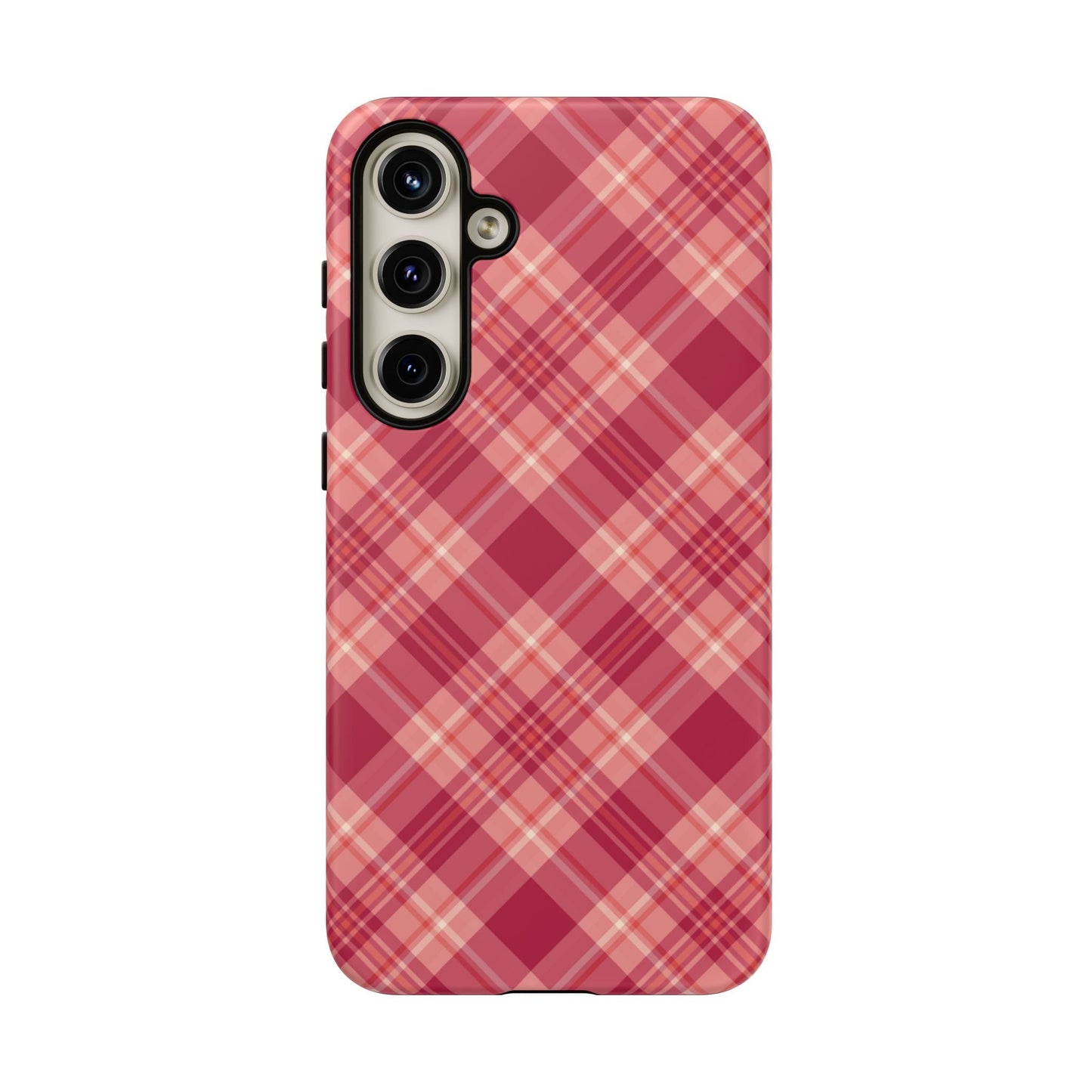 Rustic Red Plaid – Samsung Galaxy Case - BOGO Cases