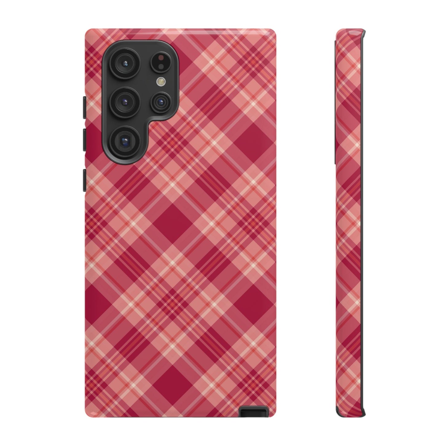 Rustic Red Plaid – Samsung Galaxy Case - BOGO Cases