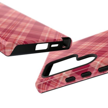 Rustic Red Plaid – Samsung Galaxy Case - BOGO Cases