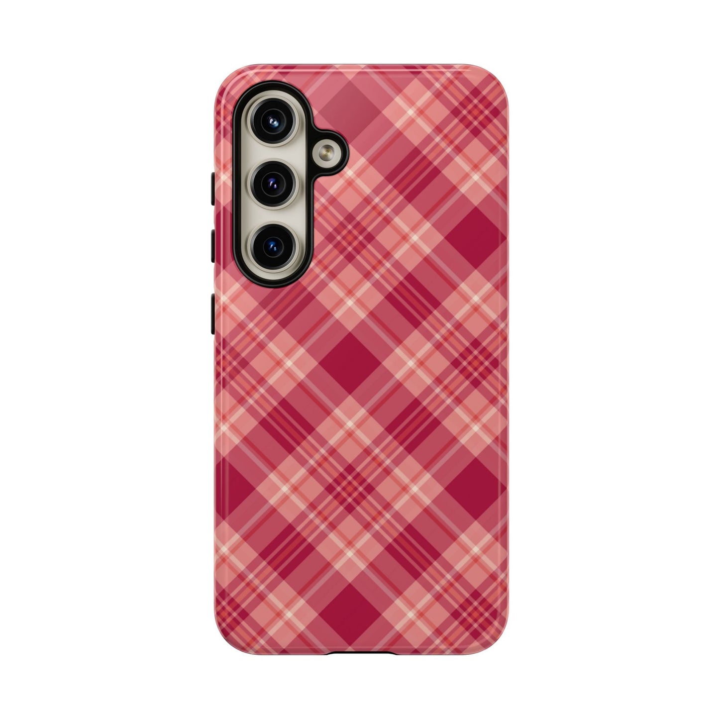 Rustic Red Plaid – Samsung Galaxy Case - BOGO Cases