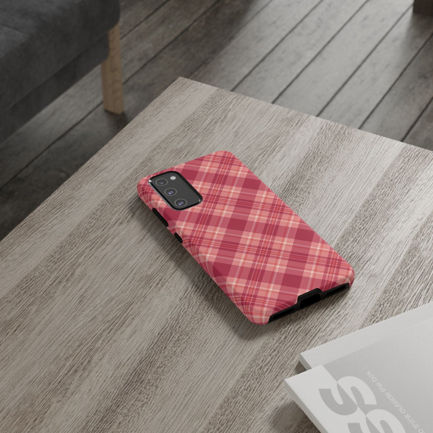 Rustic Red Plaid – Samsung Galaxy Case - BOGO Cases