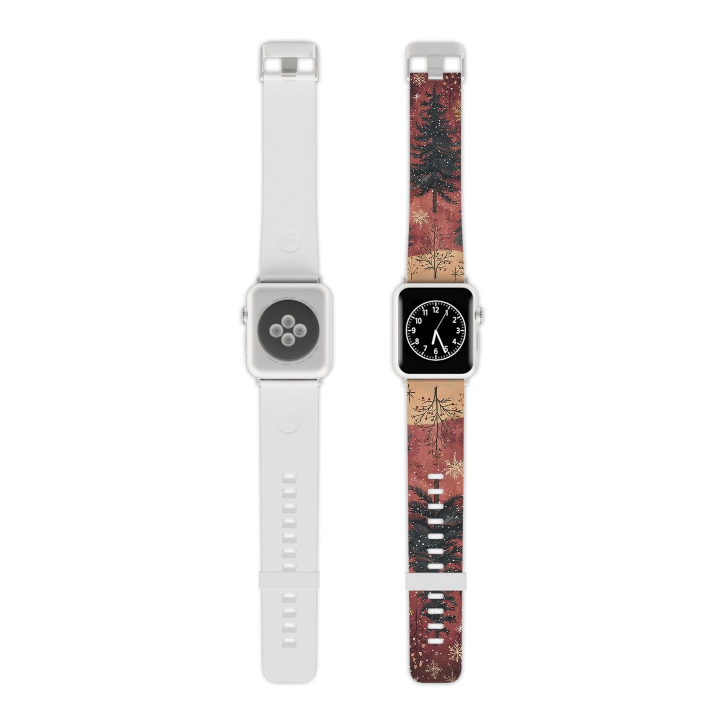 Rustic Red Winter Forest Apple Watch Band - BOGO Cases