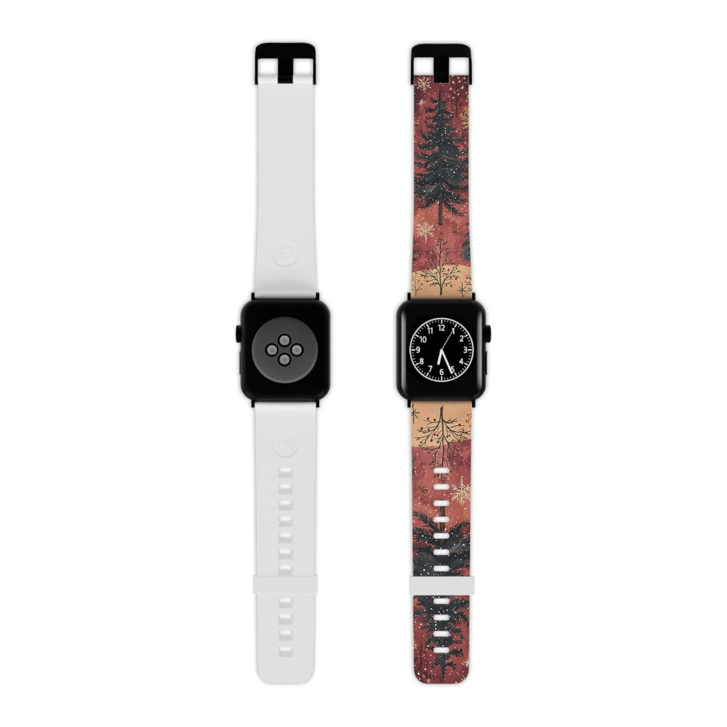 Rustic Red Winter Forest Apple Watch Band - BOGO Cases