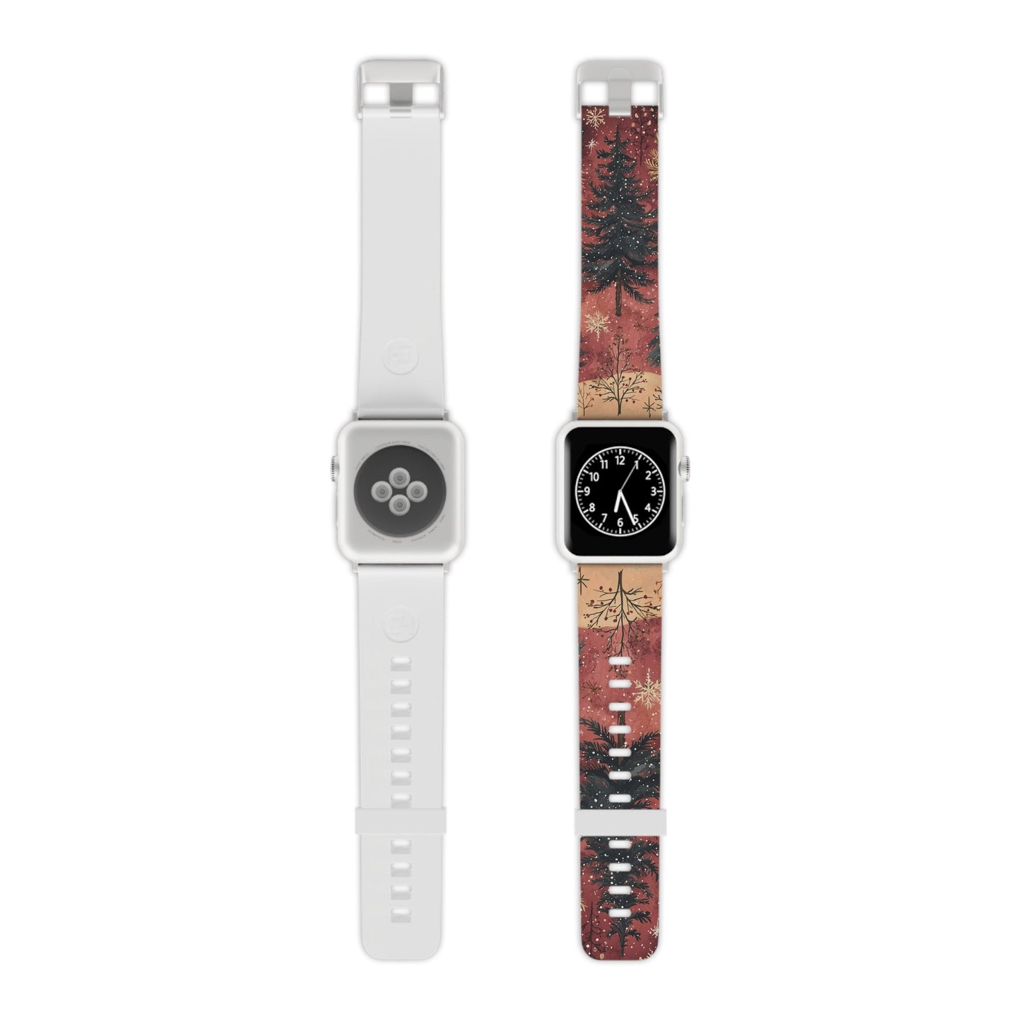 Rustic Red Winter Forest Apple Watch Band - BOGO Cases