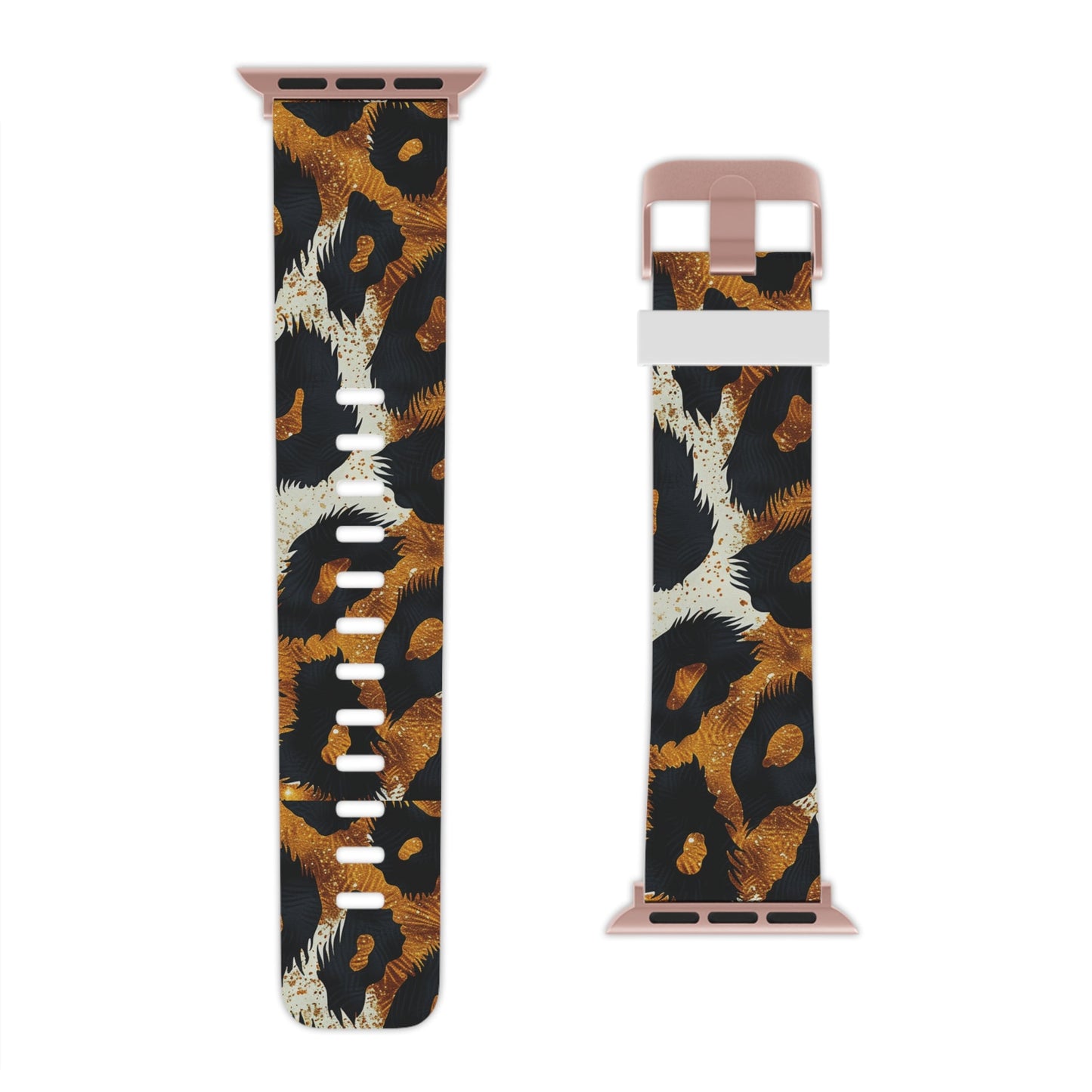 Safari Noir Gold Leopard Apple Watch Band - BOGO Cases
