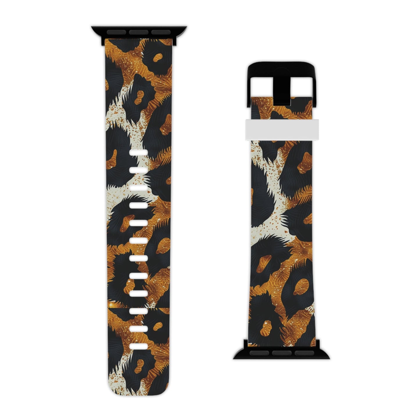 Safari Noir Gold Leopard Apple Watch Band - BOGO Cases