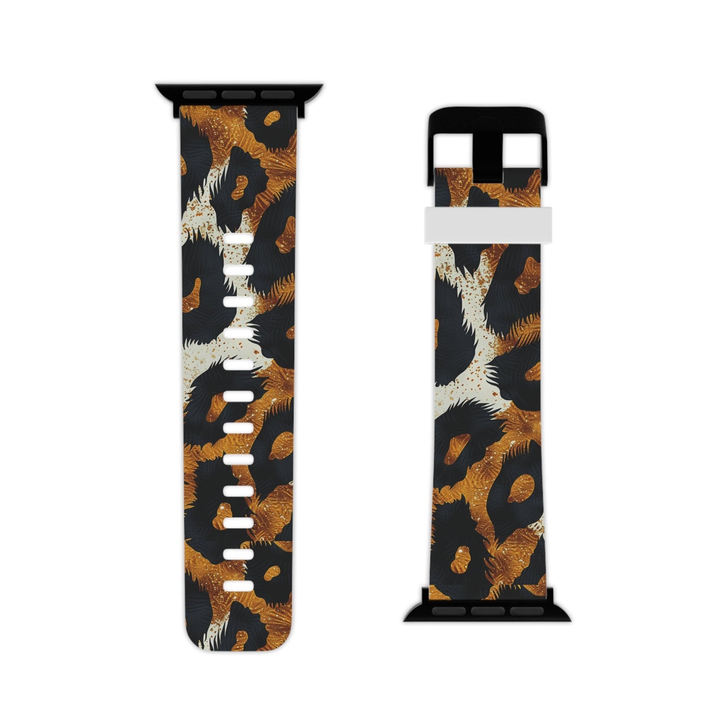 Safari Noir Gold Leopard Apple Watch Band - BOGO Cases