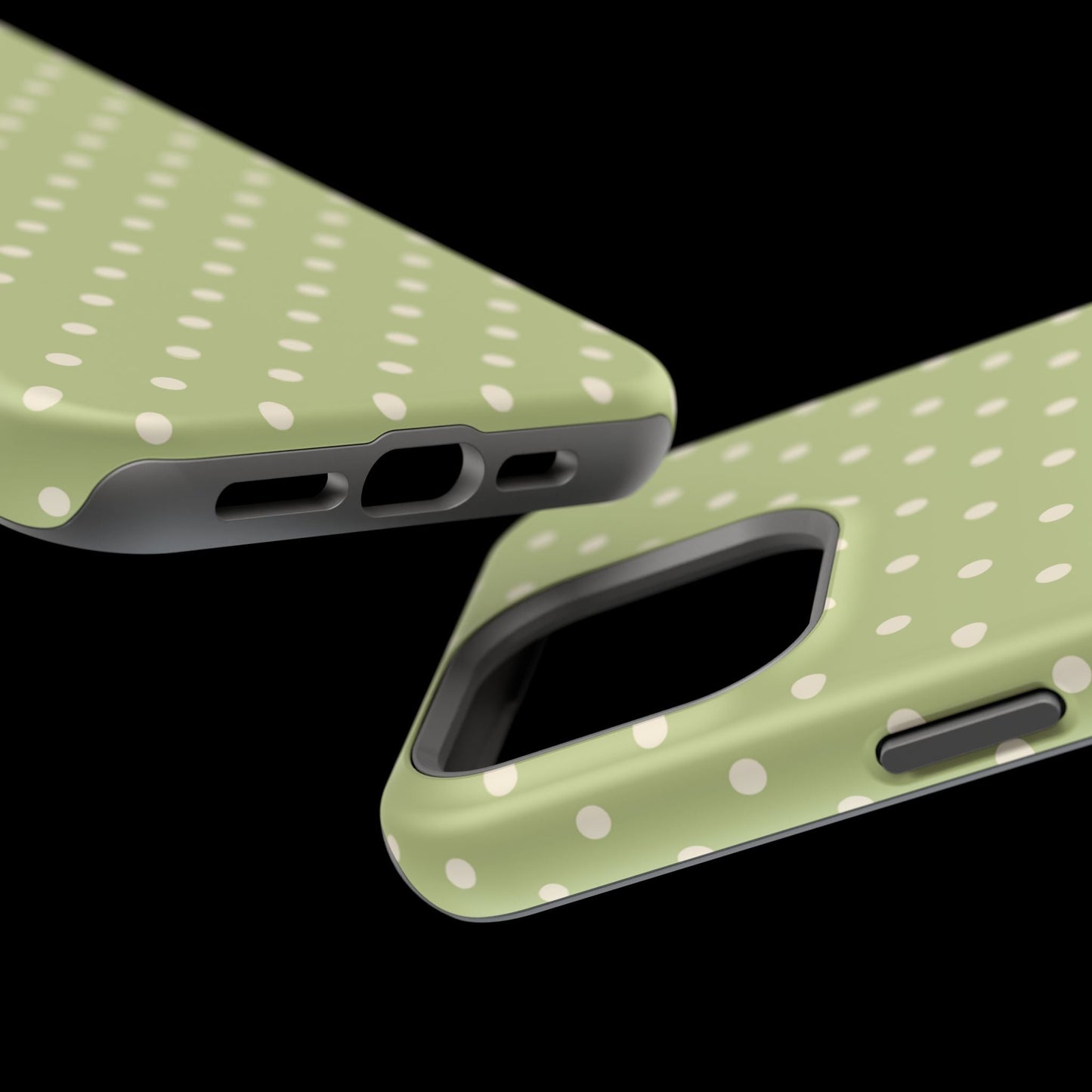 Sage Green Polka Dots – MagSafe iPhone Case - BOGO Cases