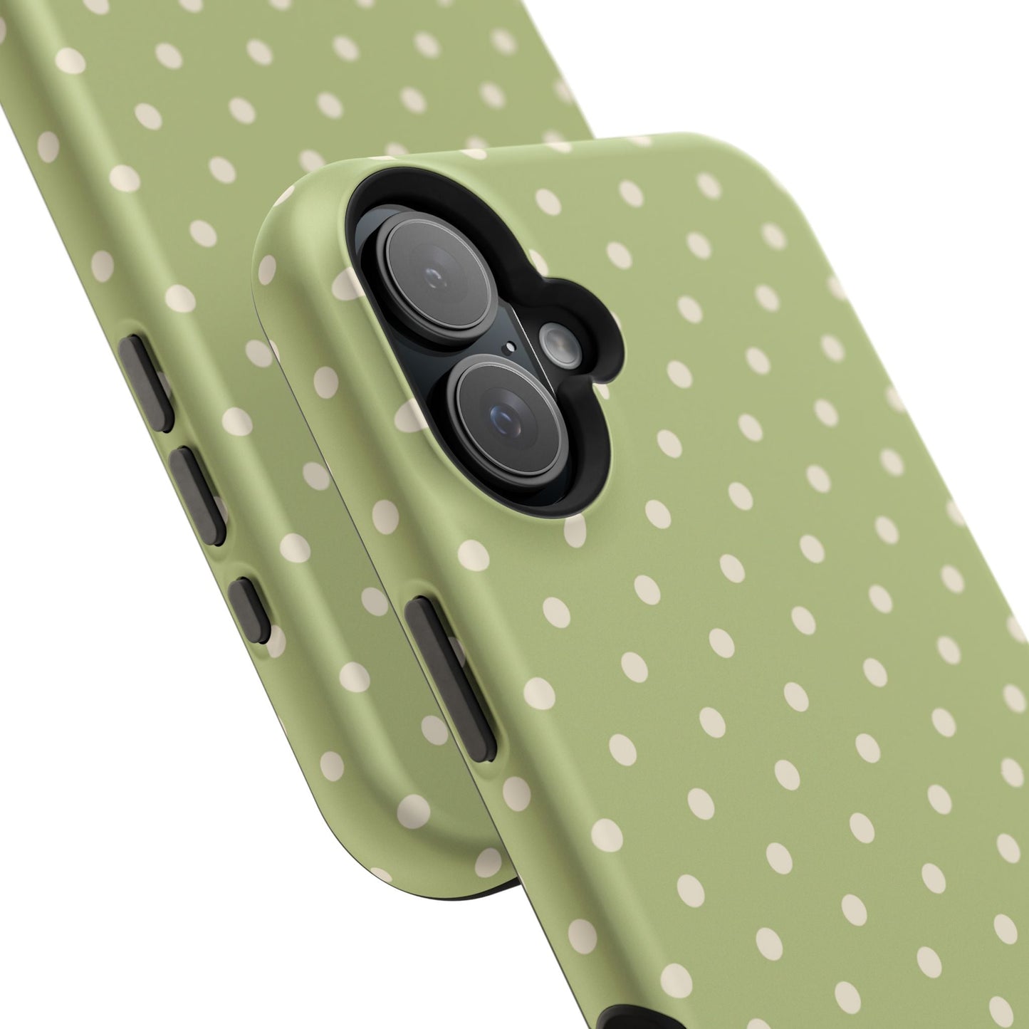 Sage Green Polka Dots – MagSafe iPhone Case - BOGO Cases