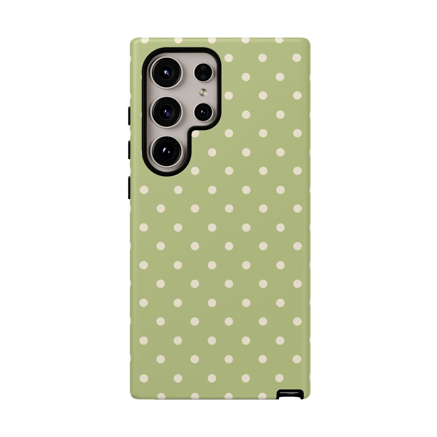 Sage Green Polka Dots – Samsung Galaxy Case - BOGO Cases