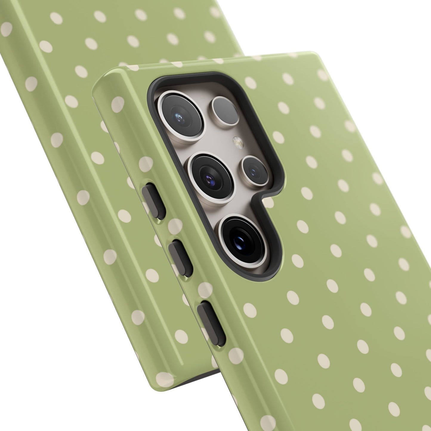 Sage Green Polka Dots – Samsung Galaxy Case - BOGO Cases