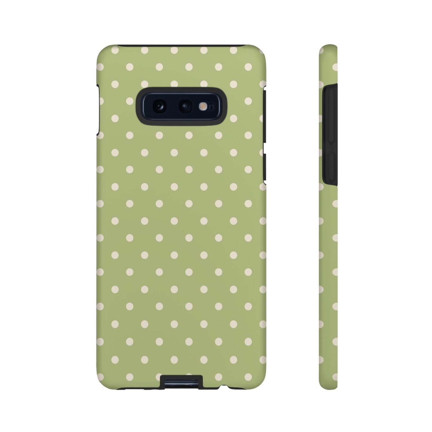 Sage Green Polka Dots – Samsung Galaxy Case - BOGO Cases