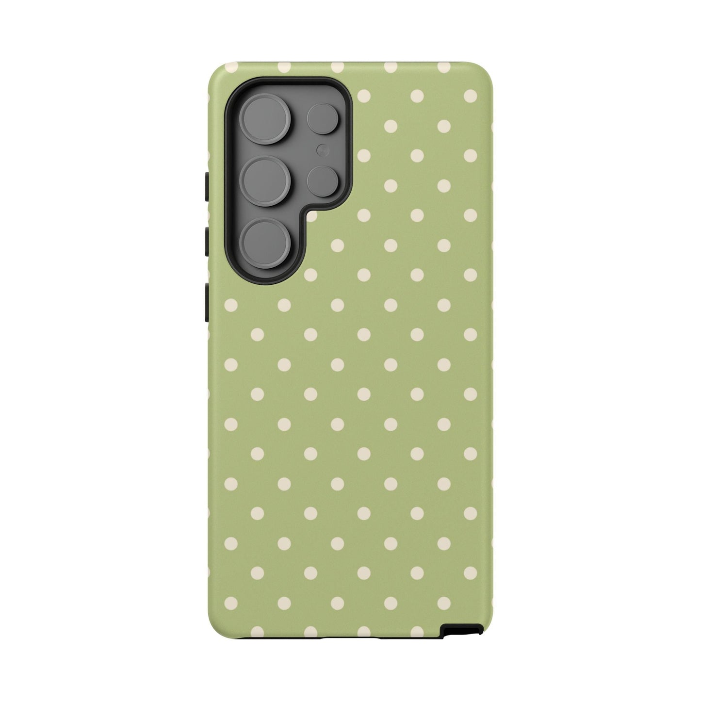 Sage Green Polka Dots – Samsung Galaxy Case - BOGO Cases