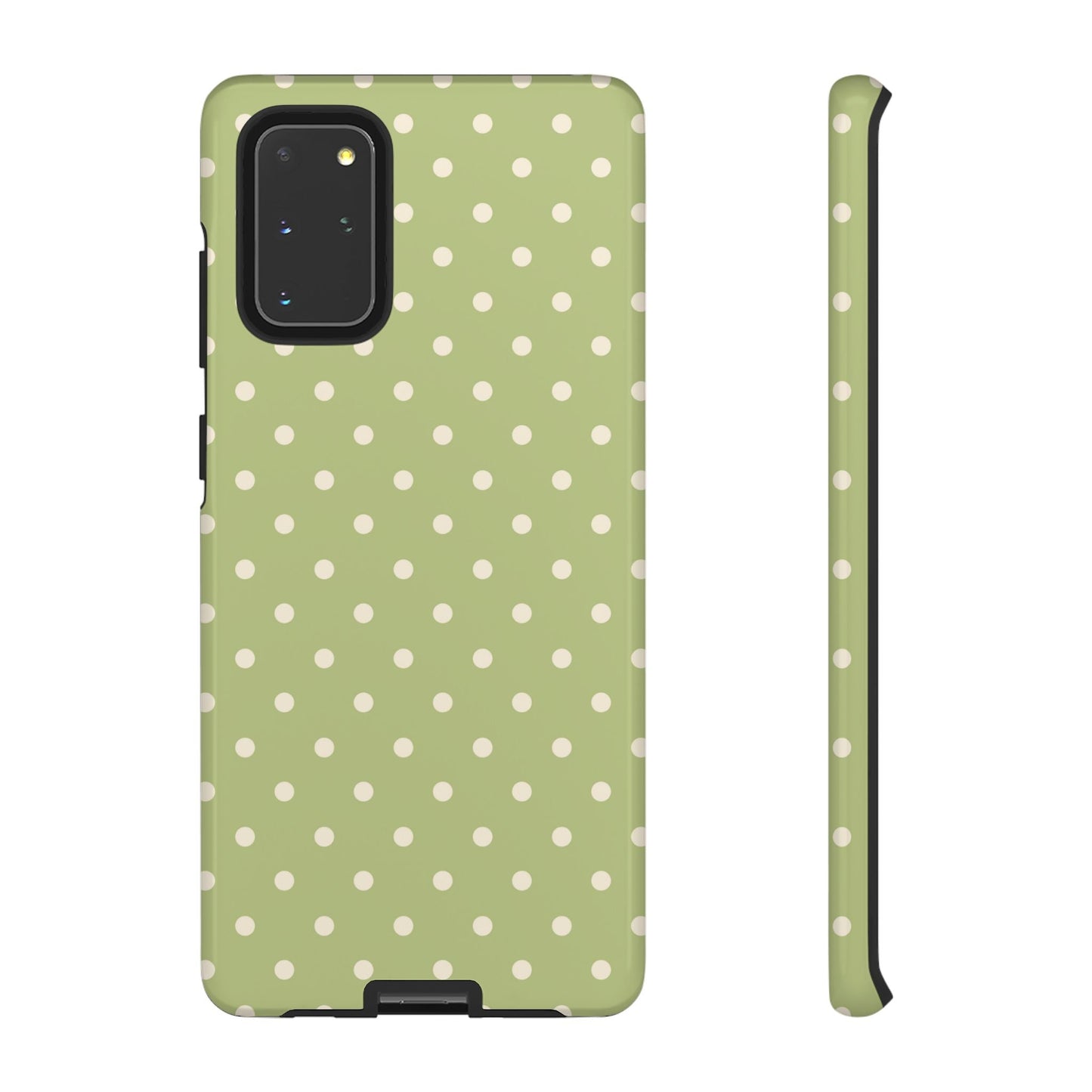 Sage Green Polka Dots – Samsung Galaxy Case - BOGO Cases