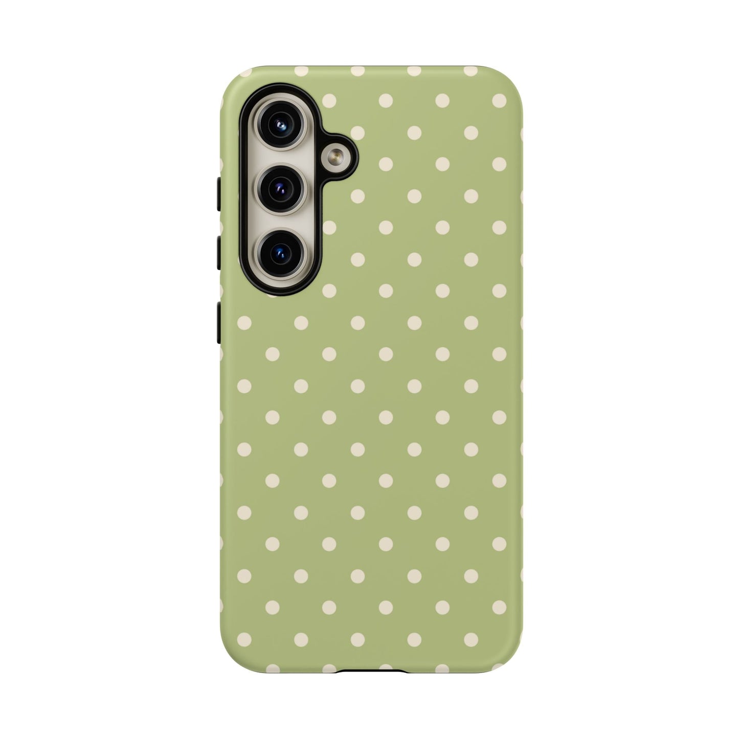 Sage Green Polka Dots – Samsung Galaxy Case - BOGO Cases