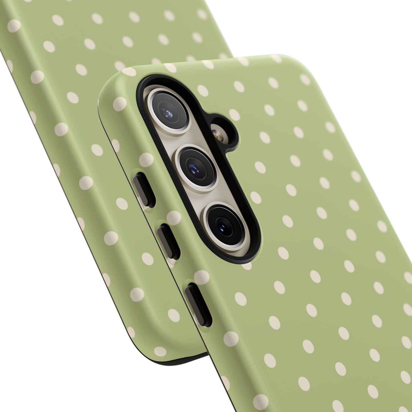 Sage Green Polka Dots – Samsung Galaxy Case - BOGO Cases
