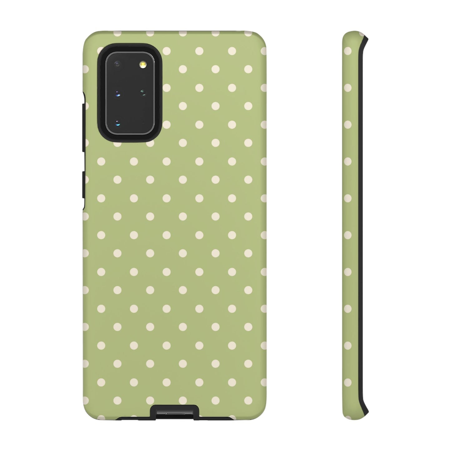 Sage Green Polka Dots – Samsung Galaxy Case - BOGO Cases