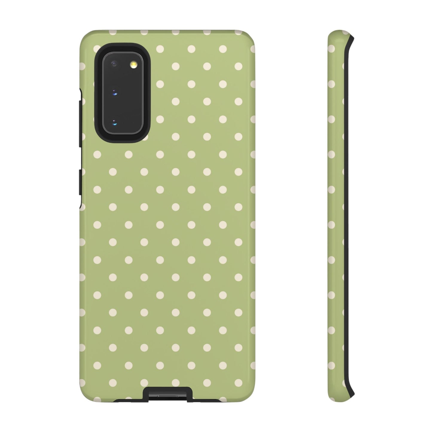 Sage Green Polka Dots – Samsung Galaxy Case - BOGO Cases