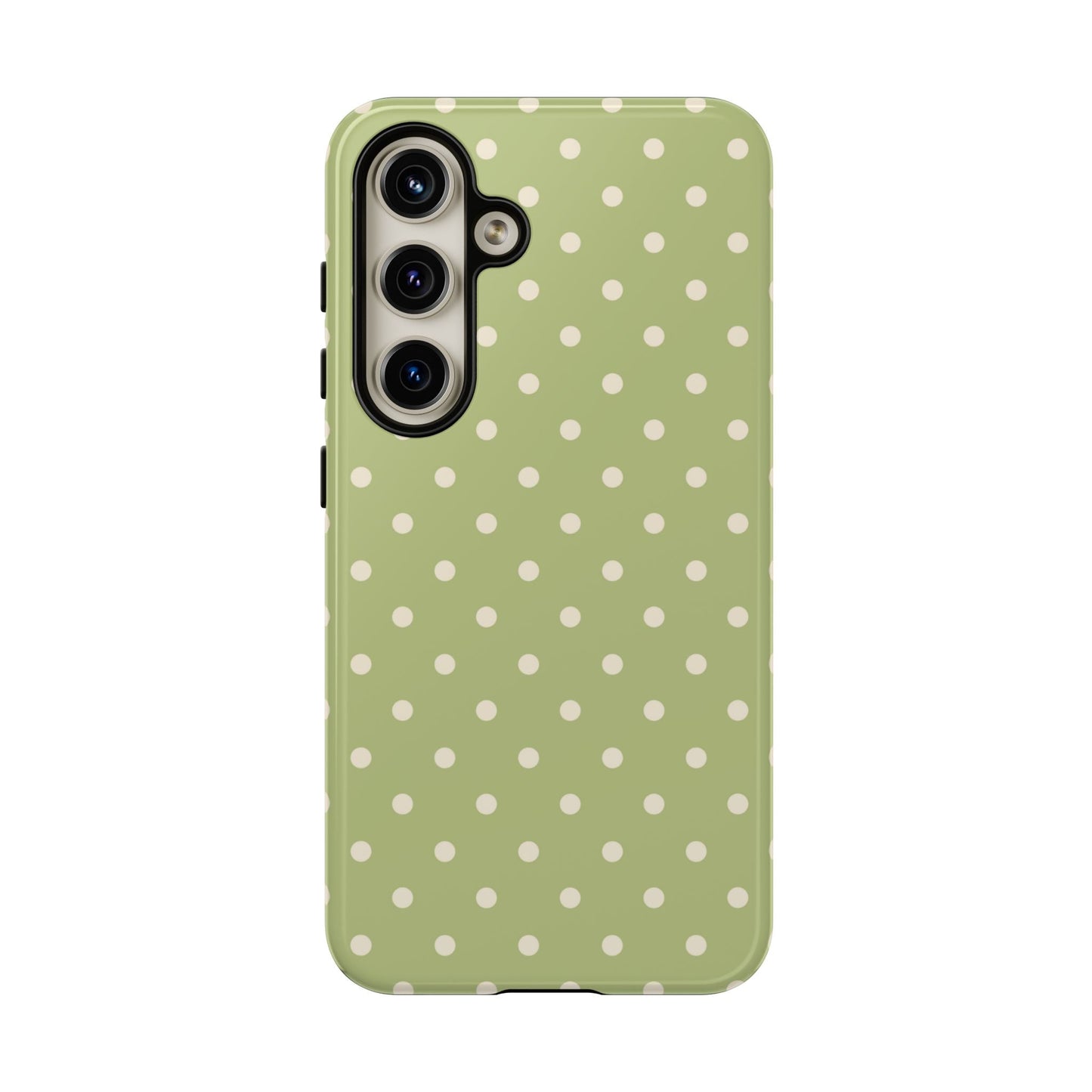 Sage Green Polka Dots – Samsung Galaxy Case - BOGO Cases