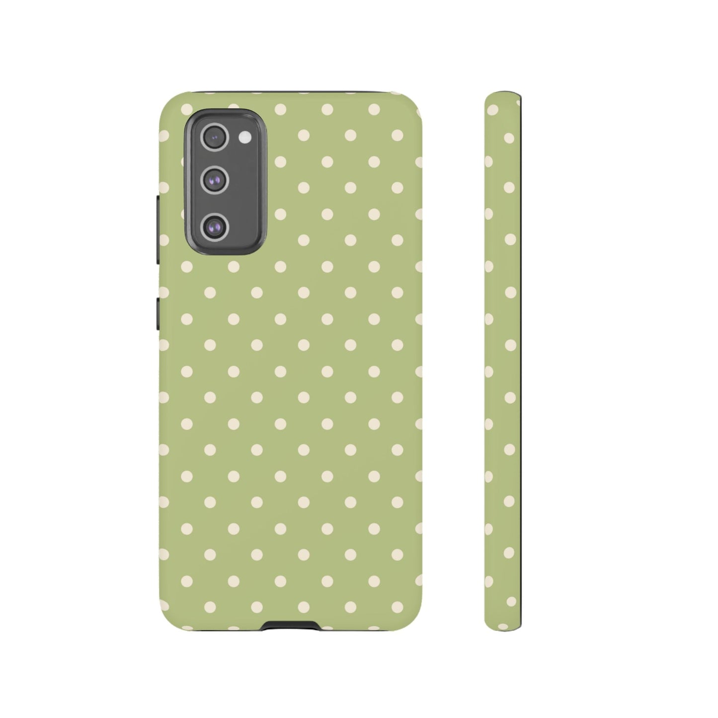 Sage Green Polka Dots – Samsung Galaxy Case - BOGO Cases