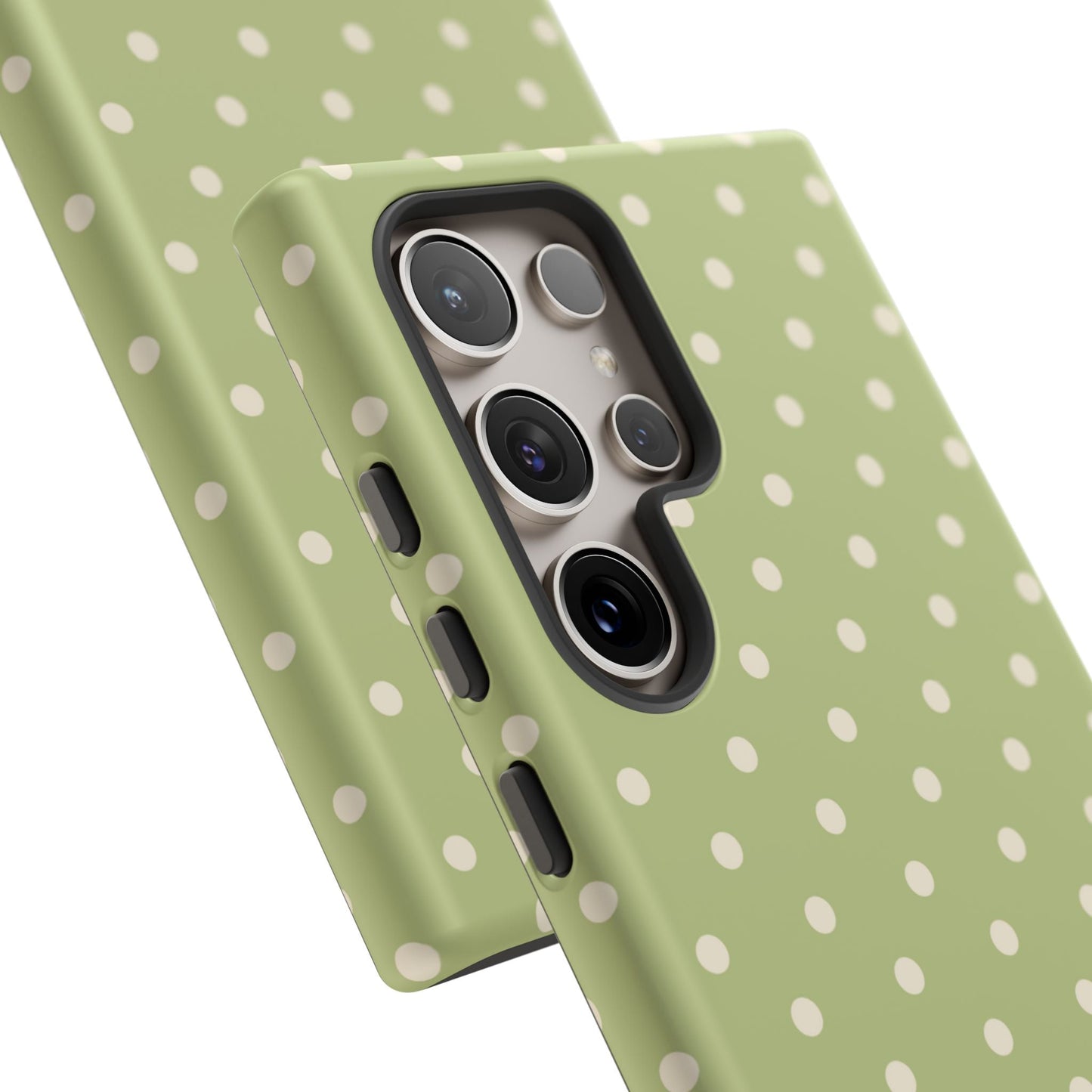 Sage Green Polka Dots – Samsung Galaxy Case - BOGO Cases