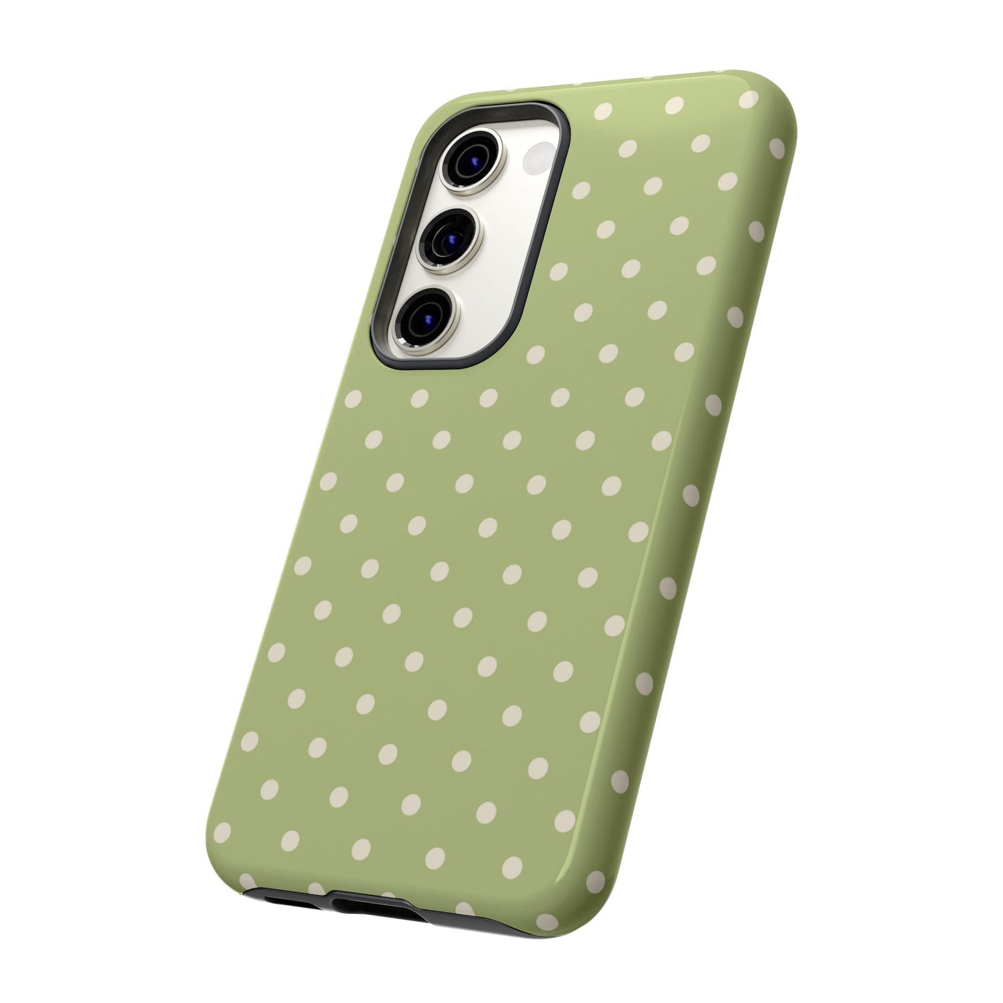 Sage Green Polka Dots – Samsung Galaxy Case - BOGO Cases