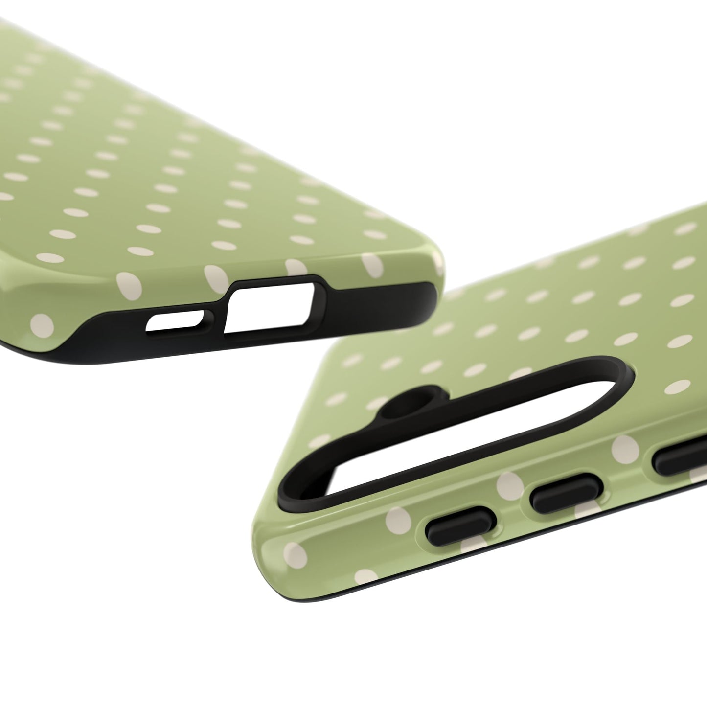 Sage Green Polka Dots – Samsung Galaxy Case - BOGO Cases