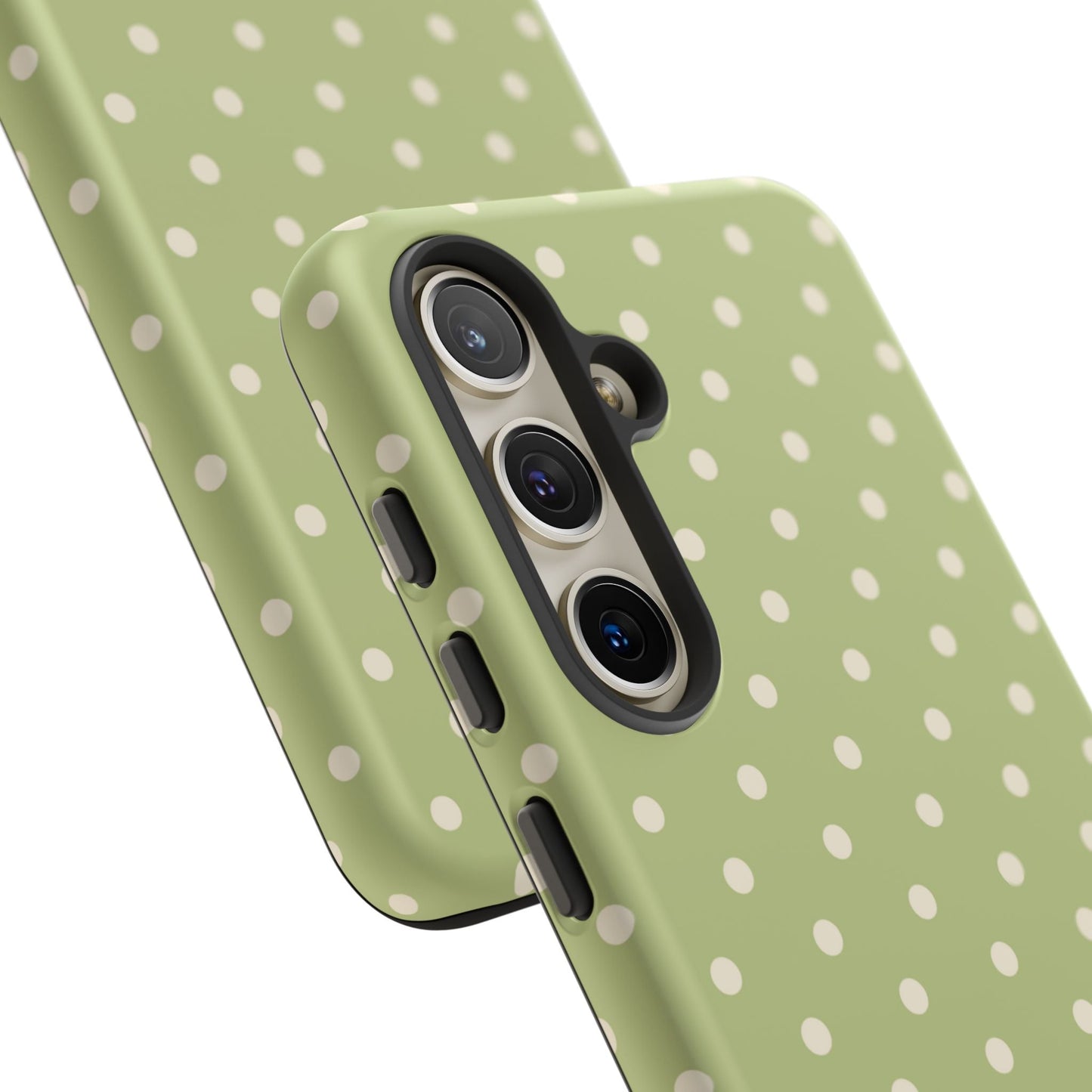 Sage Green Polka Dots – Samsung Galaxy Case - BOGO Cases