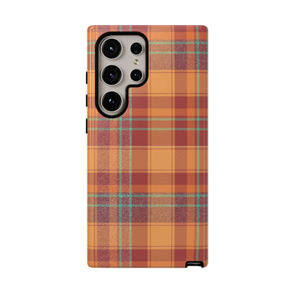 Samsung Galaxy Case - Autumn Tartan Plaid Design - BOGO Cases