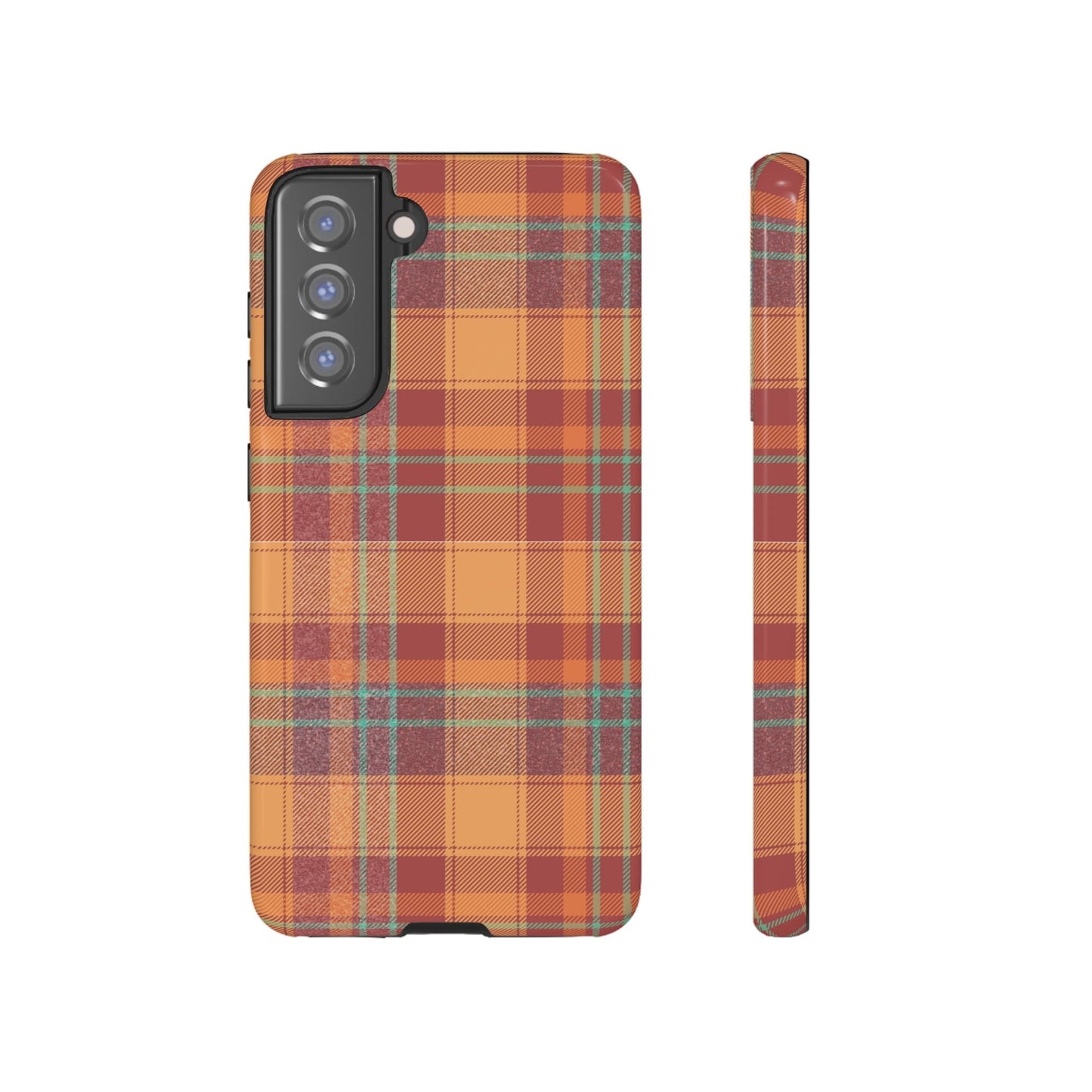 Samsung Galaxy Case - Autumn Tartan Plaid Design - BOGO Cases