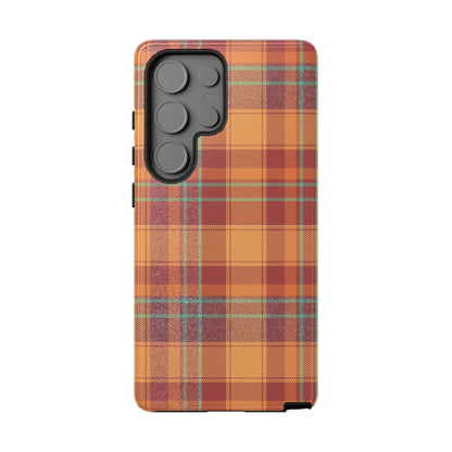 Samsung Galaxy Case - Autumn Tartan Plaid Design - BOGO Cases