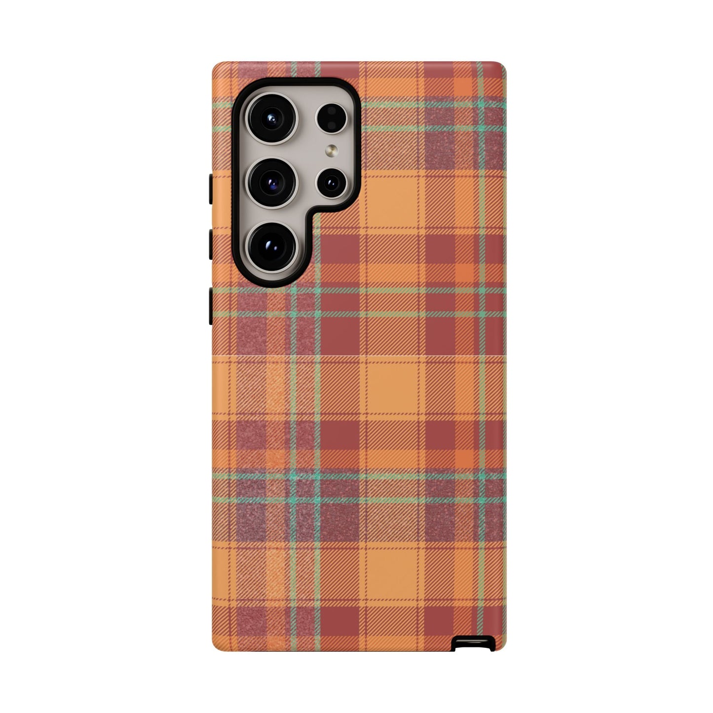 Samsung Galaxy Case - Autumn Tartan Plaid Design - BOGO Cases