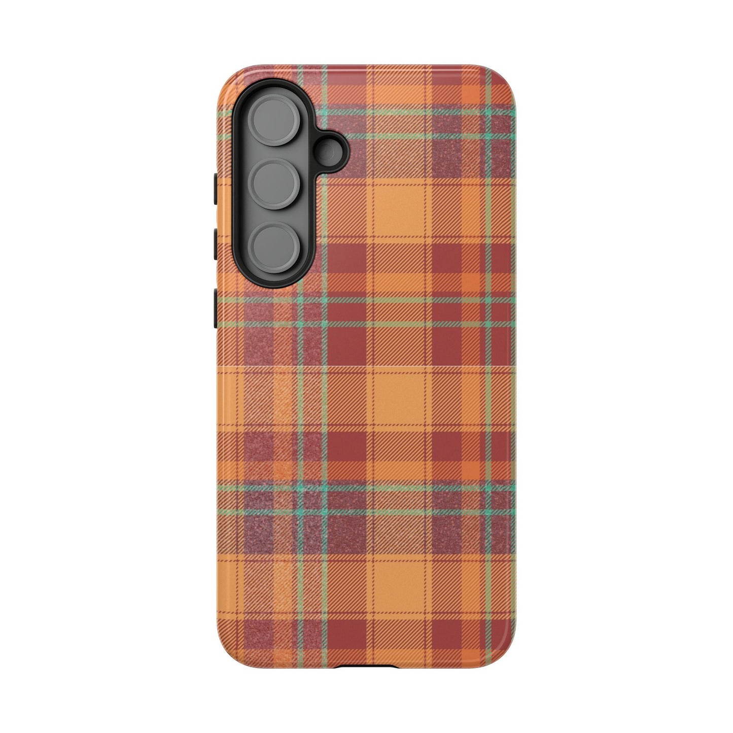 Samsung Galaxy Case - Autumn Tartan Plaid Design - BOGO Cases