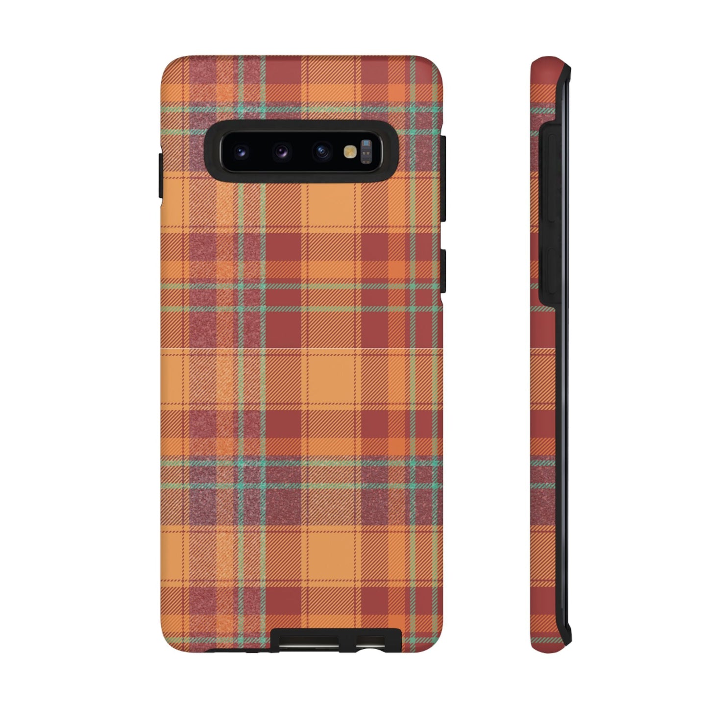 Samsung Galaxy Case - Autumn Tartan Plaid Design - BOGO Cases