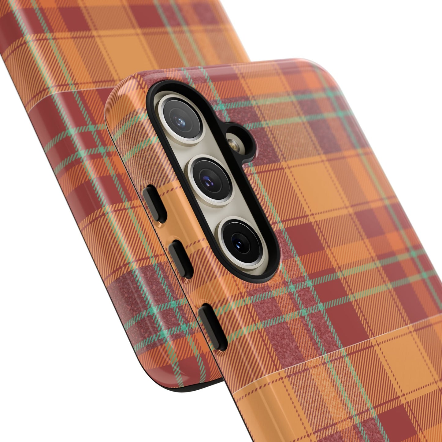 Samsung Galaxy Case - Autumn Tartan Plaid Design - BOGO Cases