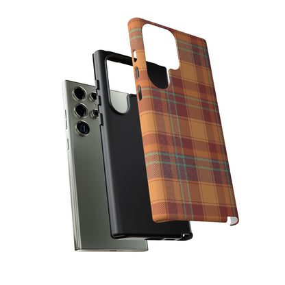 Samsung Galaxy Case - Autumn Tartan Plaid Design - BOGO Cases