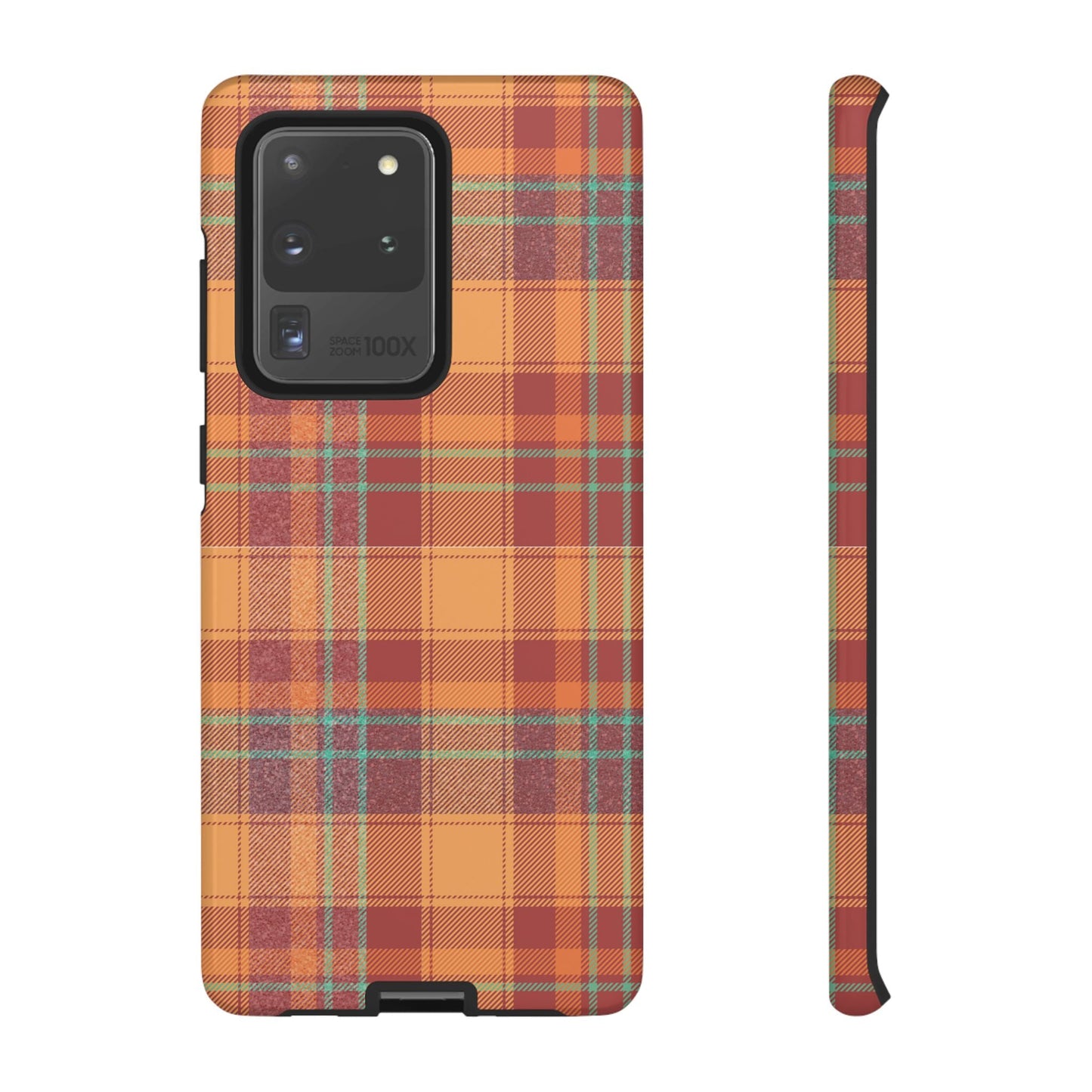 Samsung Galaxy Case - Autumn Tartan Plaid Design - BOGO Cases