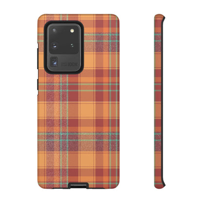 Samsung Galaxy Case - Autumn Tartan Plaid Design - BOGO Cases