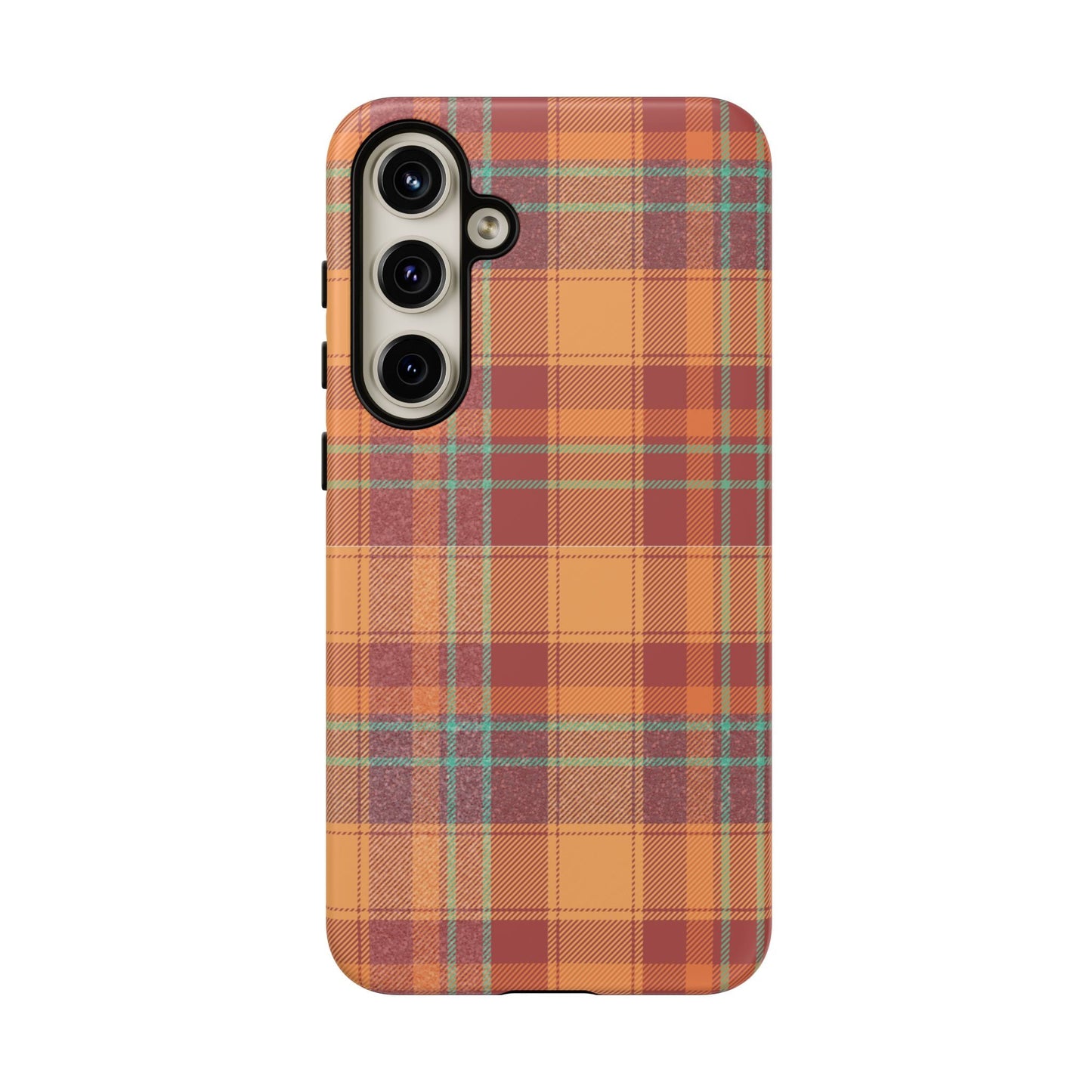 Samsung Galaxy Case - Autumn Tartan Plaid Design - BOGO Cases