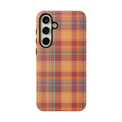 Samsung Galaxy Case - Autumn Tartan Plaid Design - BOGO Cases