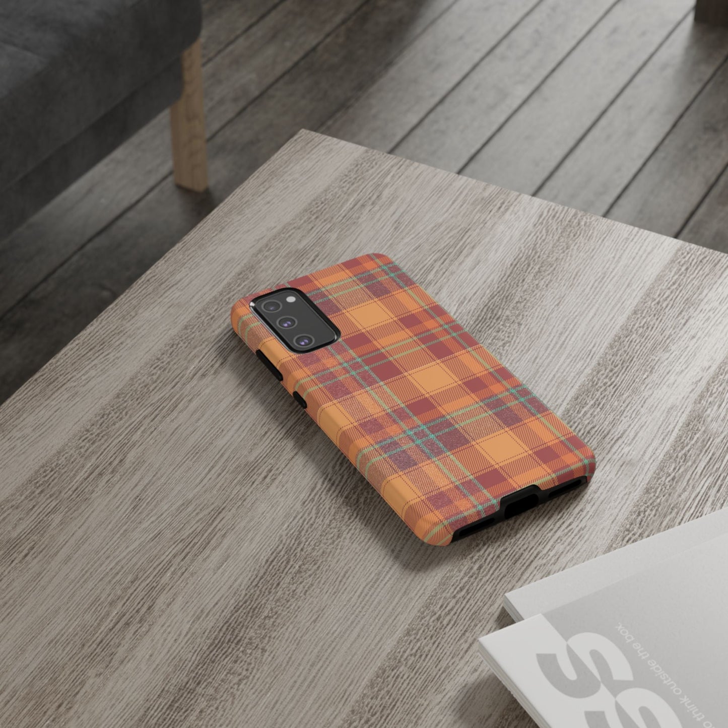 Samsung Galaxy Case - Autumn Tartan Plaid Design - BOGO Cases