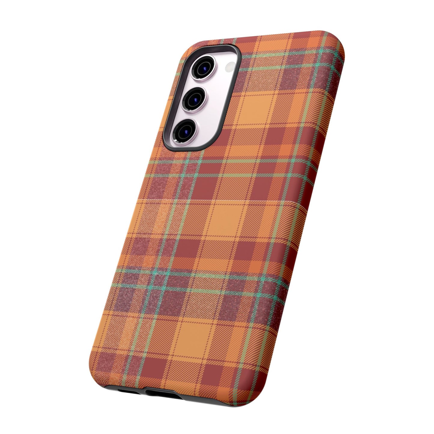 Samsung Galaxy Case - Autumn Tartan Plaid Design - BOGO Cases