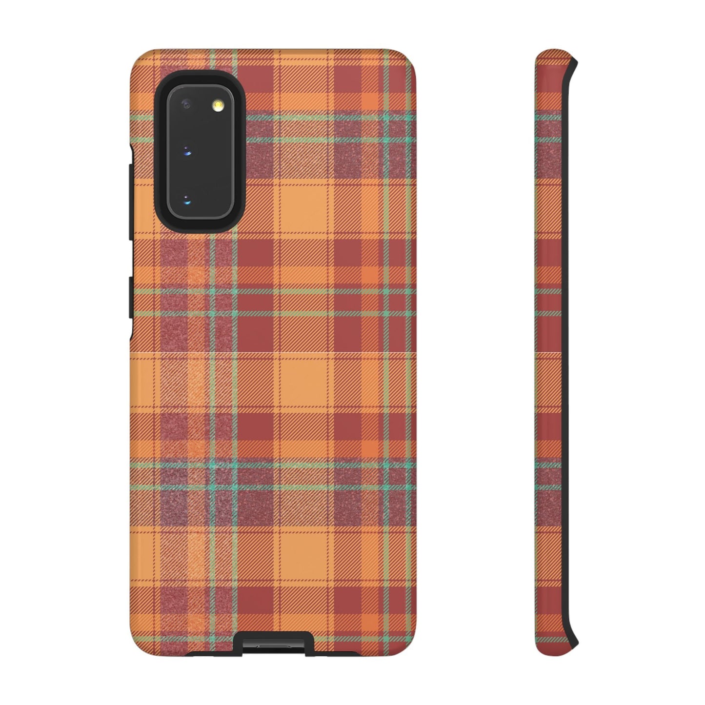 Samsung Galaxy Case - Autumn Tartan Plaid Design - BOGO Cases
