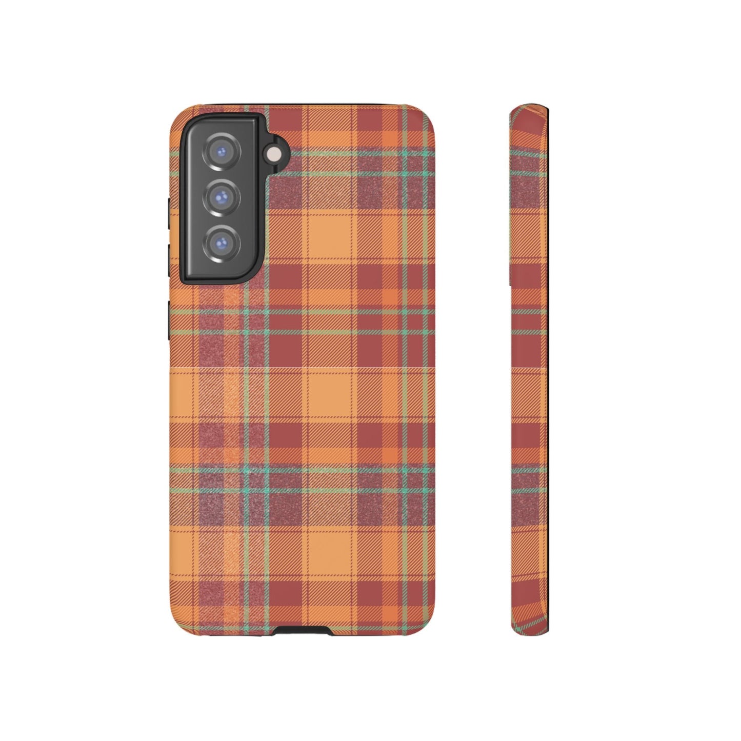 Samsung Galaxy Case - Autumn Tartan Plaid Design - BOGO Cases