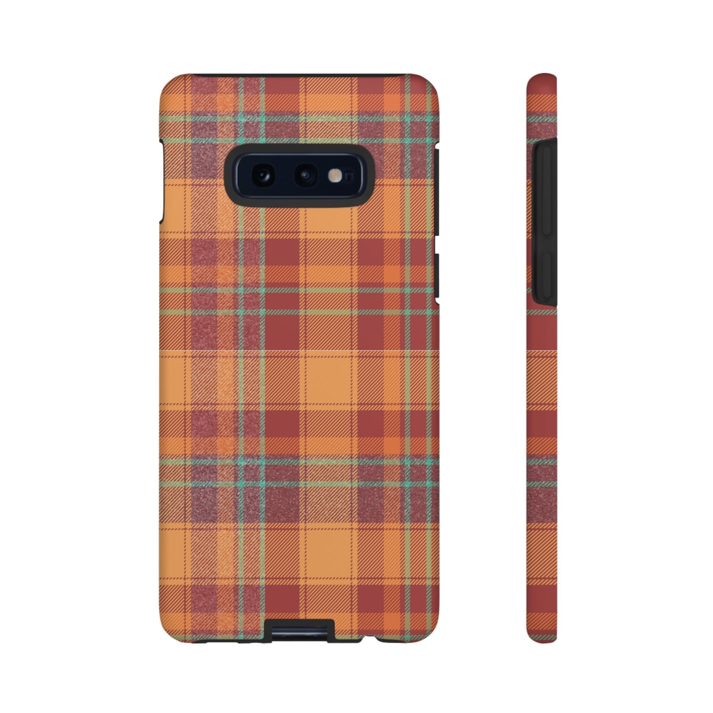 Samsung Galaxy Case - Autumn Tartan Plaid Design - BOGO Cases