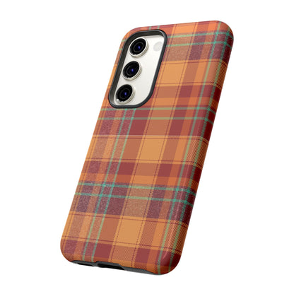 Samsung Galaxy Case - Autumn Tartan Plaid Design - BOGO Cases