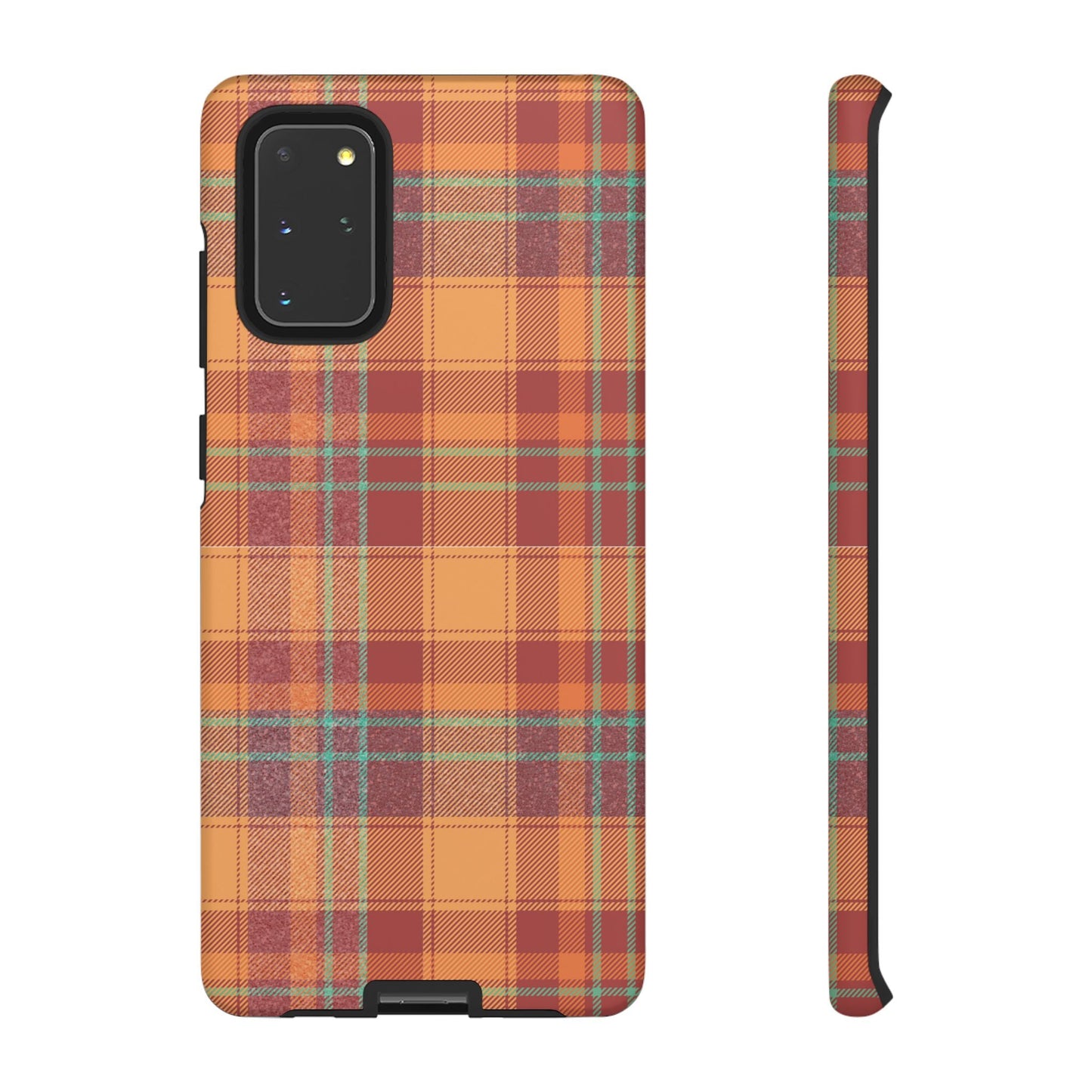 Samsung Galaxy Case - Autumn Tartan Plaid Design - BOGO Cases